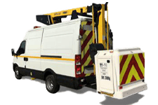 Van Hire Birmingham Airport - 12.5M Cherry Picker 3.5T - Van hire Birmingham airport